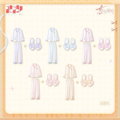 *Preorder* Love and Deepspace Sweet Dreams Woven Series Pajama + Slipper Set