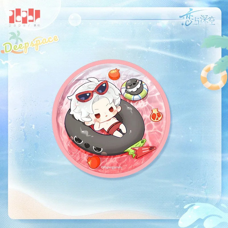 *Preorder* Love and Deepspace Floating Siesta Series Oil Filled Coaster