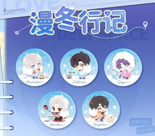 *Preorder* Love and Deepspace Winter Record Series Metal Pin