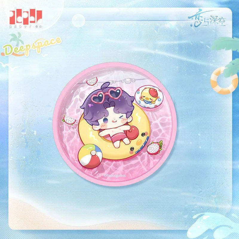 *Preorder* Love and Deepspace Floating Siesta Series Oil Filled Coaster