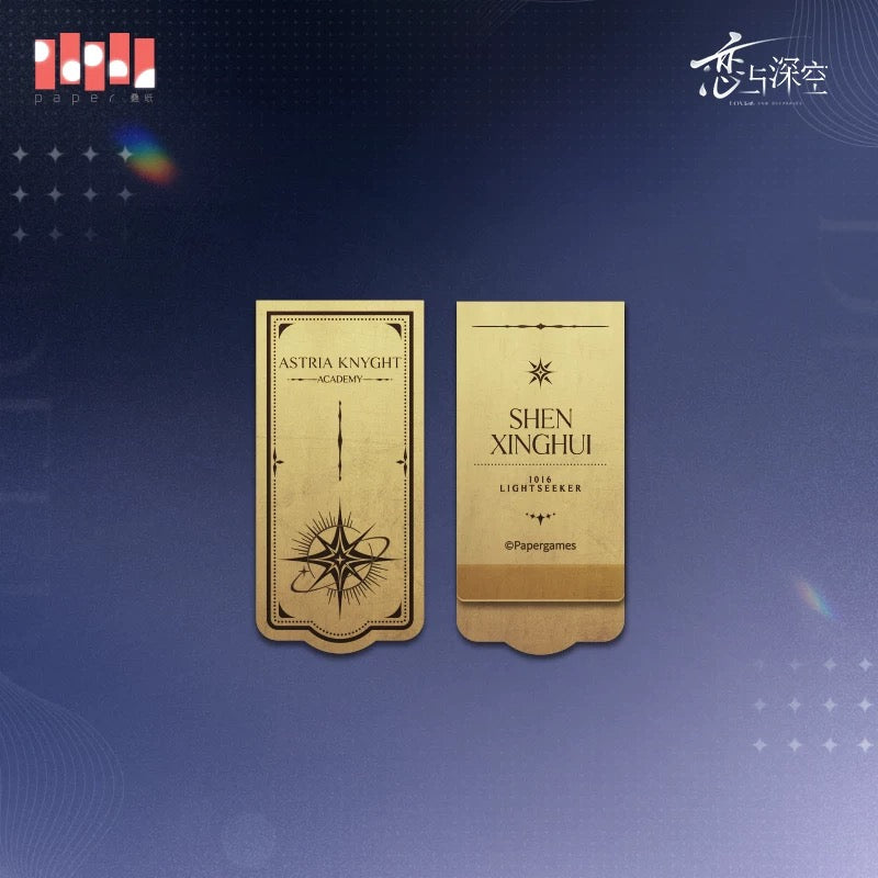*Preorder* Love and Deepspace Echoes of Time Series Brass Bookmark