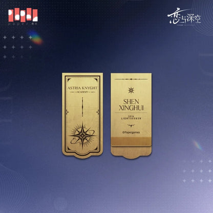 *Preorder* Love and Deepspace Echoes of Time Series Brass Bookmark
