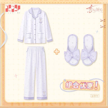 *Preorder* Love and Deepspace Sweet Dreams Woven Series Pajama + Slipper Set