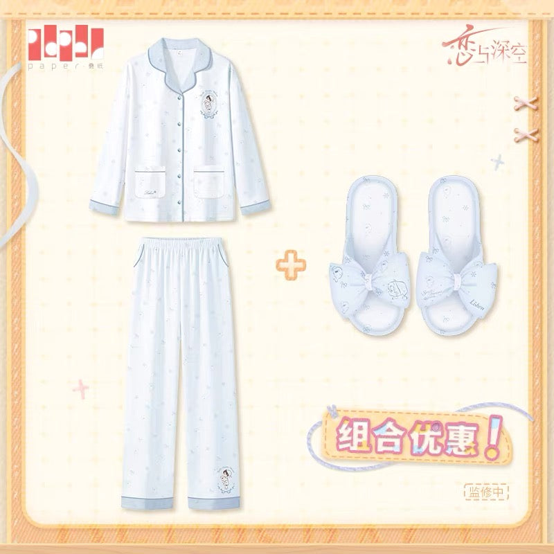 *Preorder* Love and Deepspace Sweet Dreams Woven Series Pajama + Slipper Set