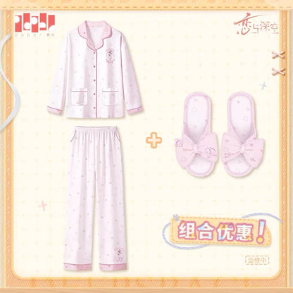 *Preorder* Love and Deepspace Sweet Dreams Woven Series Pajama + Slipper Set