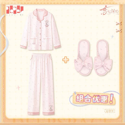 *Preorder* Love and Deepspace Sweet Dreams Woven Series Pajama + Slipper Set