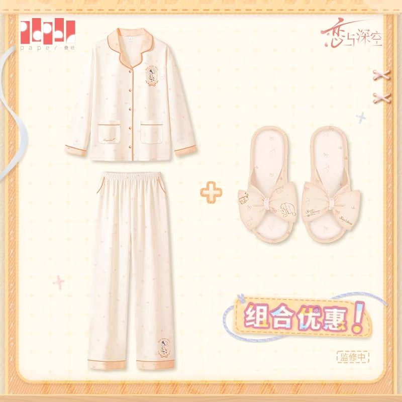 *Preorder* Love and Deepspace Sweet Dreams Woven Series Pajama + Slipper Set