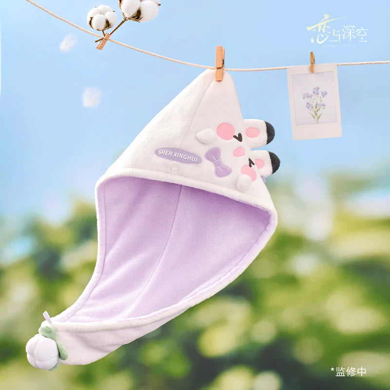 *Preorder* Love and Deepspace Forest Isle Breath Series Plush Hair Drying Cap