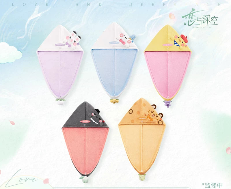 *Preorder* Love and Deepspace Forest Isle Breath Series Plush Hair Drying Cap