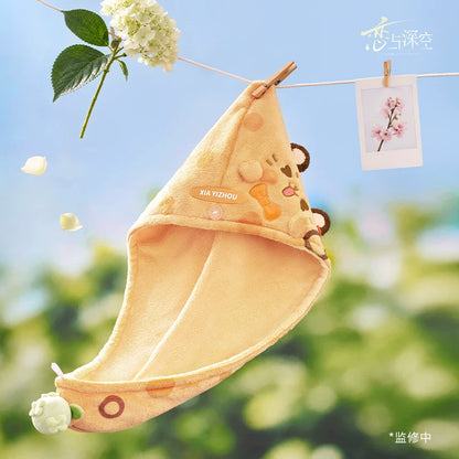 *Preorder* Love and Deepspace Forest Isle Breath Series Plush Hair Drying Cap