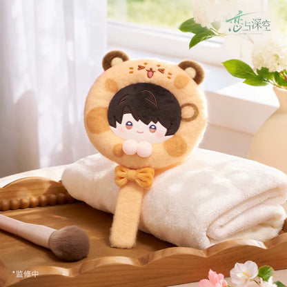 *Preorder* Love and Deepspace Forest Isle Breath Series Handheld Plush Makeup Mirror