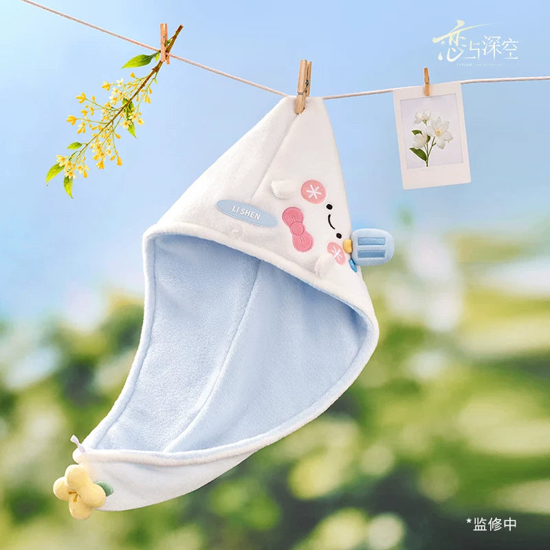 *Preorder* Love and Deepspace Forest Isle Breath Series Plush Hair Drying Cap