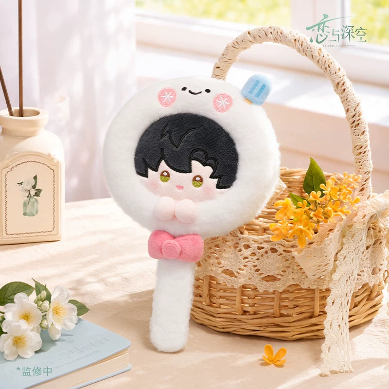 *Preorder* Love and Deepspace Forest Isle Breath Series Handheld Plush Makeup Mirror