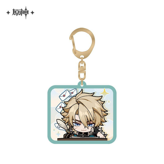 *Preorder* Genshin Impact Chibi Emoji Series Acrylic Keychain: Mondstadt