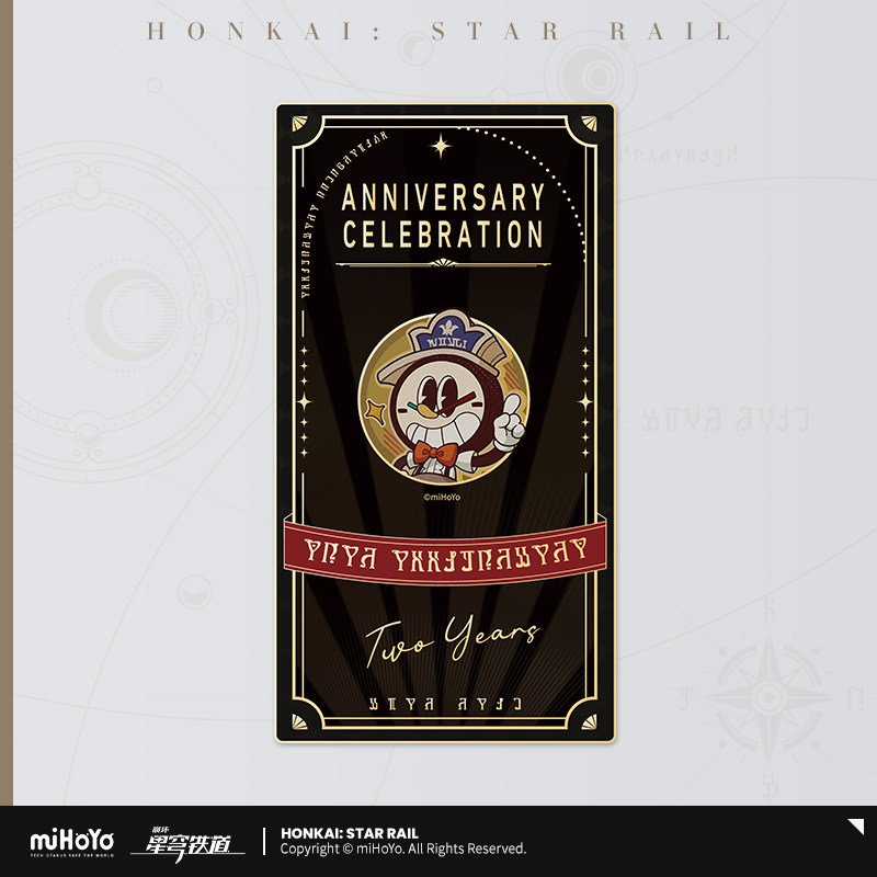 *Preorder* Honkai: Star Rail Second Anniversary Series Card Type A Blindbox (13 designs): Single Pull