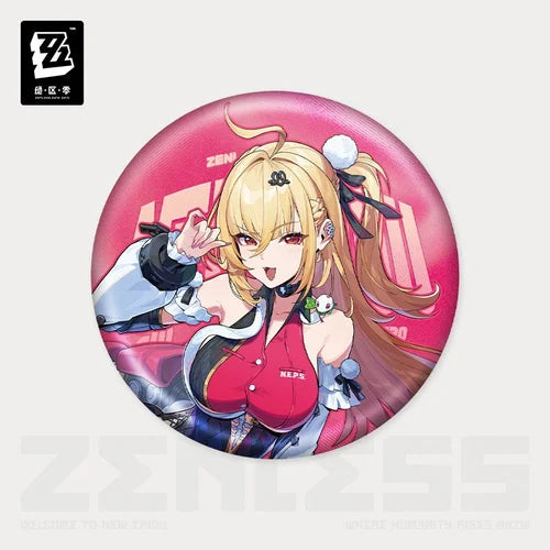 *Preorder* Zenless Zone Zero Official Art Series Metal Pin: Metropolitan Order Division: Cissia