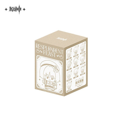 *Preorder* Genshin Impact Resplendent Feast Series Chibi Plushie Keychain Blindbox (10 designs): Single Pull