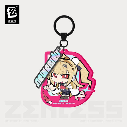 *Preorder* Zenless Zone Zero New Eridu Series Chibi Acrylic Keychain: Metropolitan Order Division: Cissia