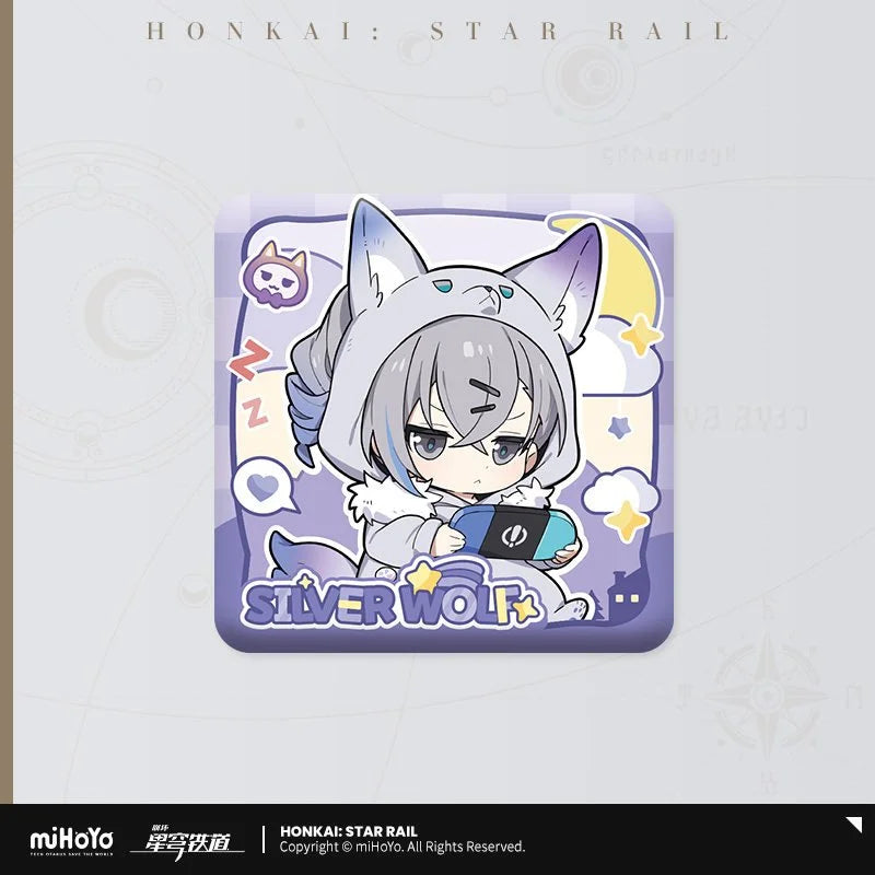 *Preorder* Honkai: Star Rail Girl's Dormitory Series Chibi Square Pin