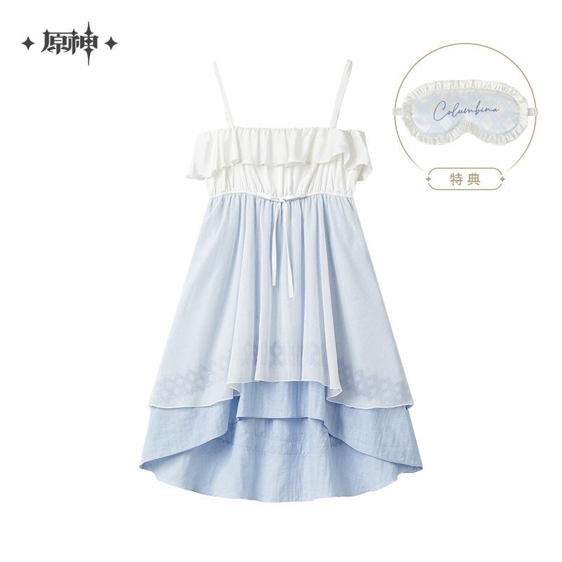 Preorder Genshin Impact Columbina Theme Nightgown (Including Eyemask)