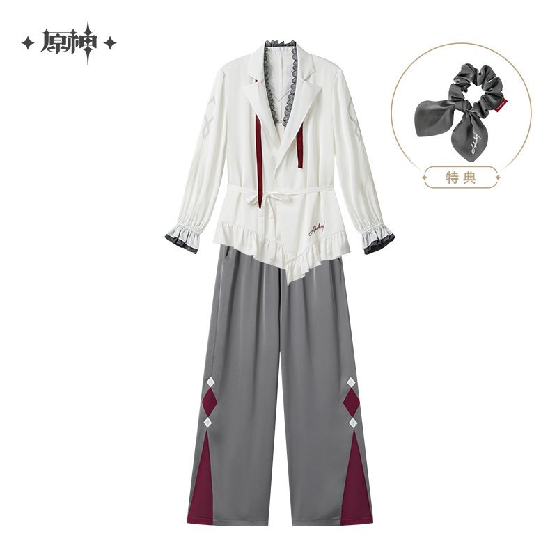 Preorder Genshin Impact Arlecchino Theme Pajama Set (Including Scrunchie)