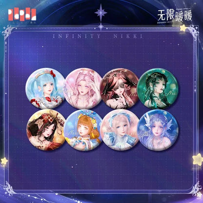 *Preorder* Infinity Nikki A Collection of Fantastical Dream Series Metal Pin Blindbox (8 designs): Single Pull