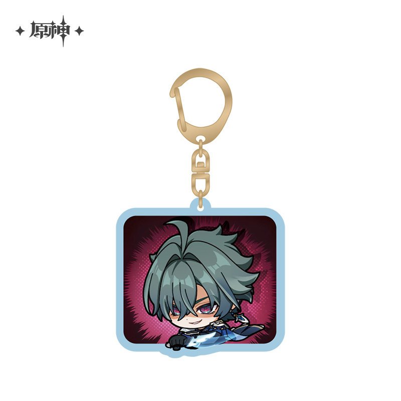 *Preorder* Genshin Impact Chibi Emoji Series Acrylic Keychain: Mondstadt