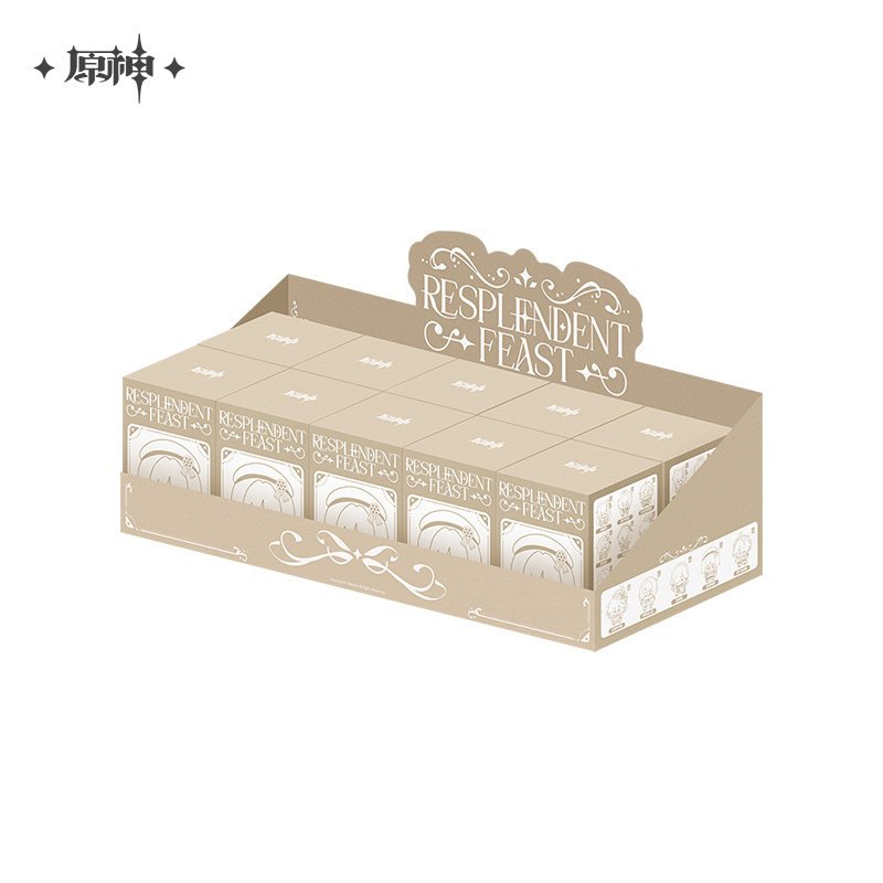 *Preorder* Genshin Impact Resplendent Feast Series Chibi Plushie Keychain Blindbox (10 designs): Single Pull