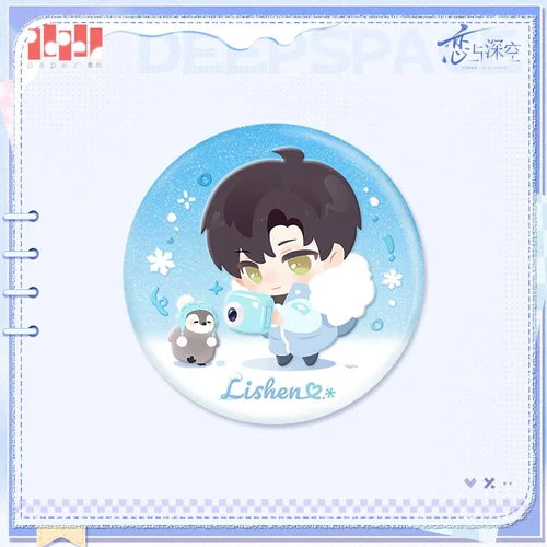 *Preorder* Love and Deepspace Winter Record Series Metal Pin