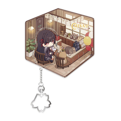 *Preorder* Wuthering Waves Resonator Theme Series – Chisa Theme Chibi Acrylic Fridge Magnet