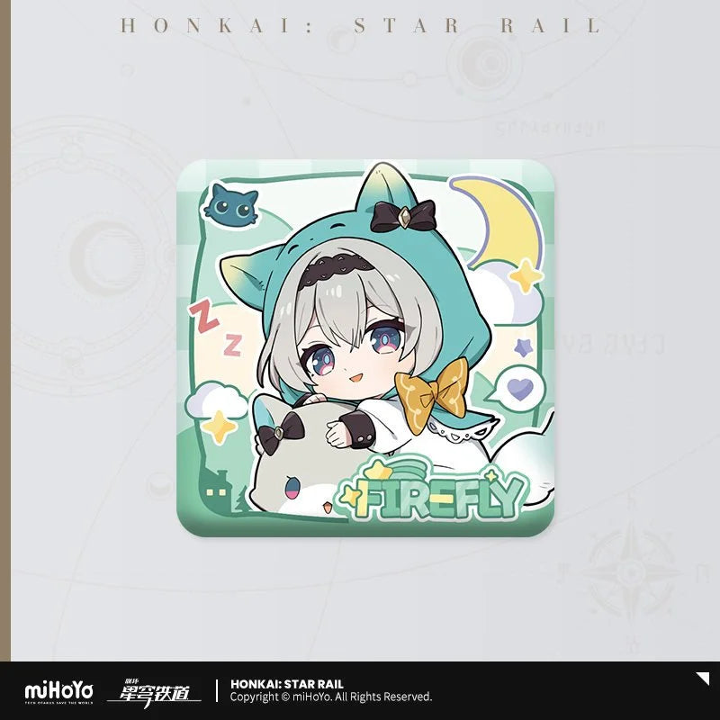 *Preorder* Honkai: Star Rail Girl's Dormitory Series Chibi Square Pin