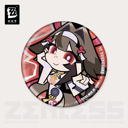 *Preorder* Zenless Zone Zero New Eridu Series Chibi Metal Pin: Yunkui Summit: Ye Shunguang