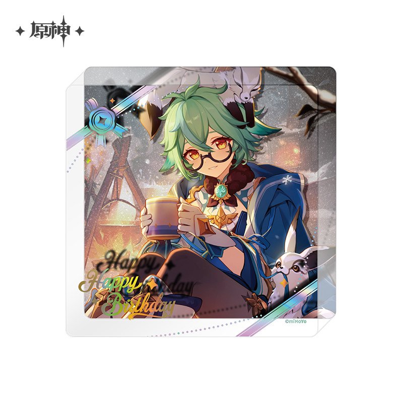 *Preorder* Genshin Impact Day of Destiny Series Character Acrylic Coaster: 2025 Ver. Vol 5.0