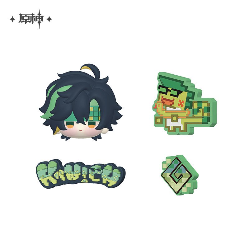 *Preorder* Genshin Impact Midsummer Party Series Perforated Clogs Charms Set
