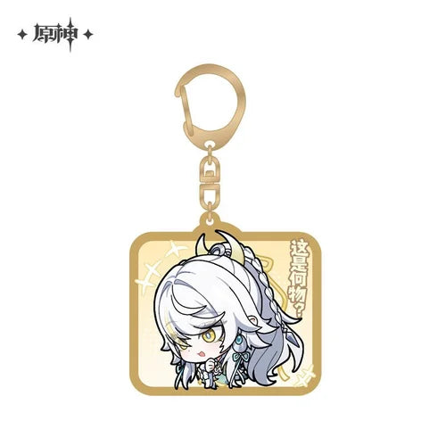 *Preorder* Genshin Impact Chibi Emoji Collection Acrylic Keychain: Liyue Zibai