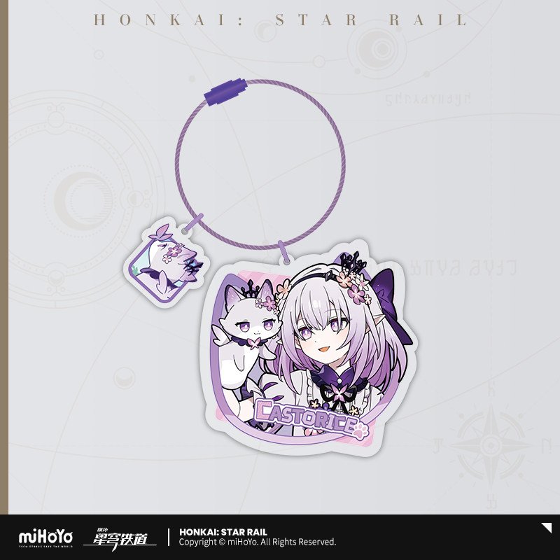 *Preorder* Honkai: Star Rail Little One and Cat Series Acrylic Keychain Vol 7.0