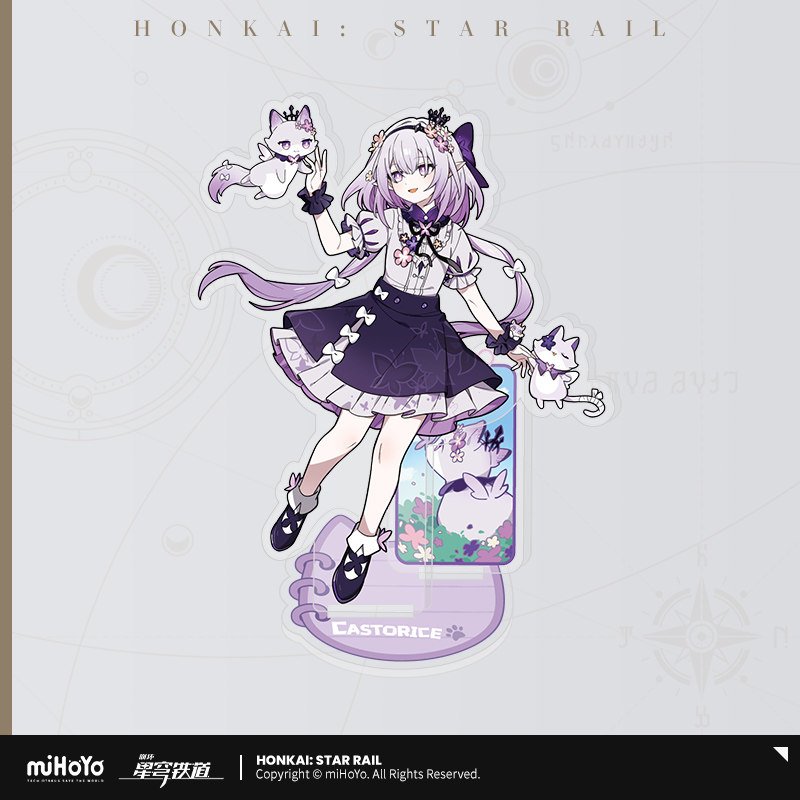 *Preorder* Honkai: Star Rail Little One and Cat Series Acrylic Standee Vol 7.0