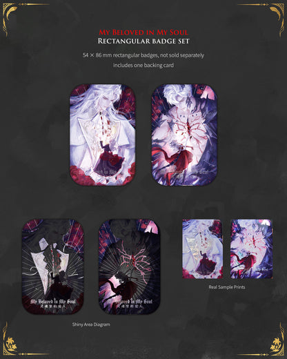 *Preorder* “Beloved Within My Soul” – Badge Set