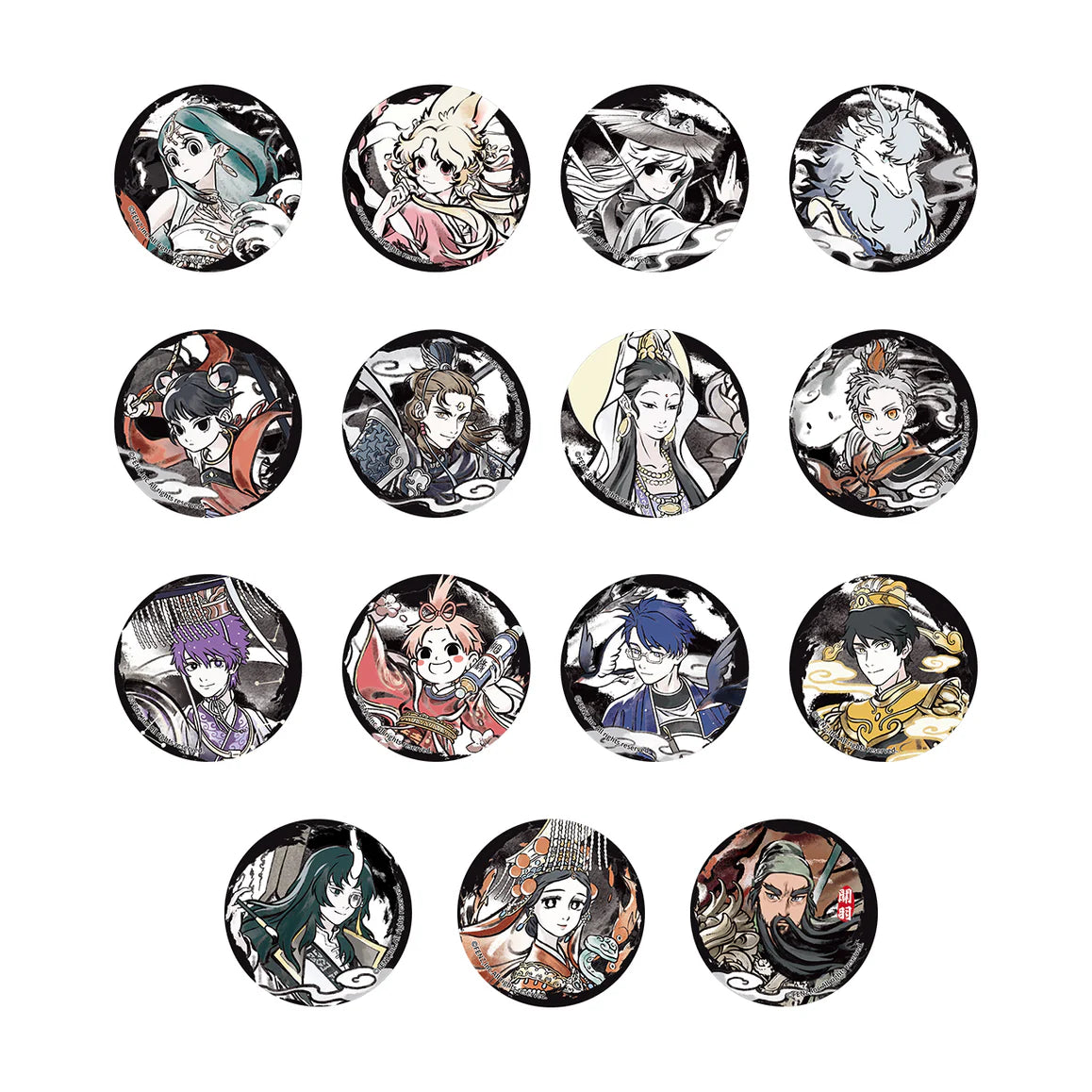 FEI REN ZAI-The Sacred Guardian-Badge Blind Box-Round （1/15）