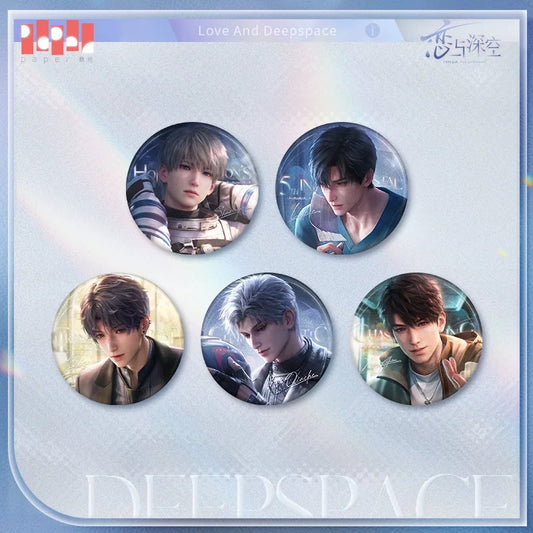 *Preorder* Love and Deepspace Anchored in You Series Tinplate Badge