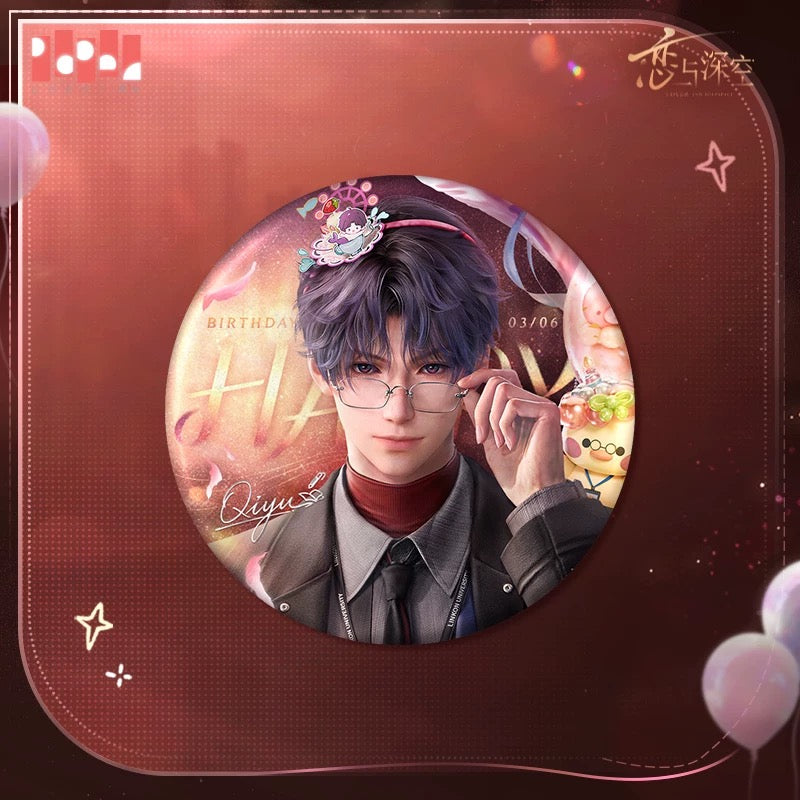*Preorder* Love and Deepspace Rafayel 2026 Birthday Commemorative Tinplate Badge