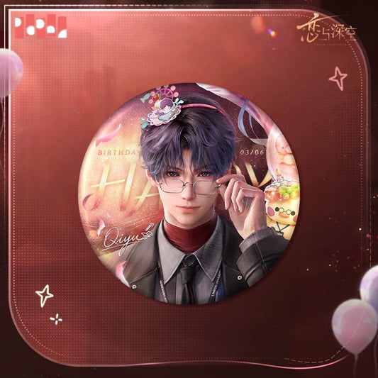 *Preorder* Love and Deepspace Rafayel 2026 Birthday Commemorative Tinplate Badge