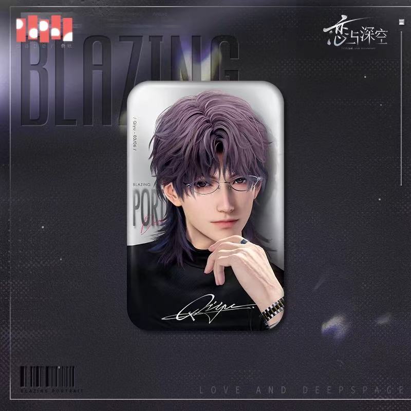 *Preorder* Love and Deepspace Burning Frame Series Square Tinplate Badge