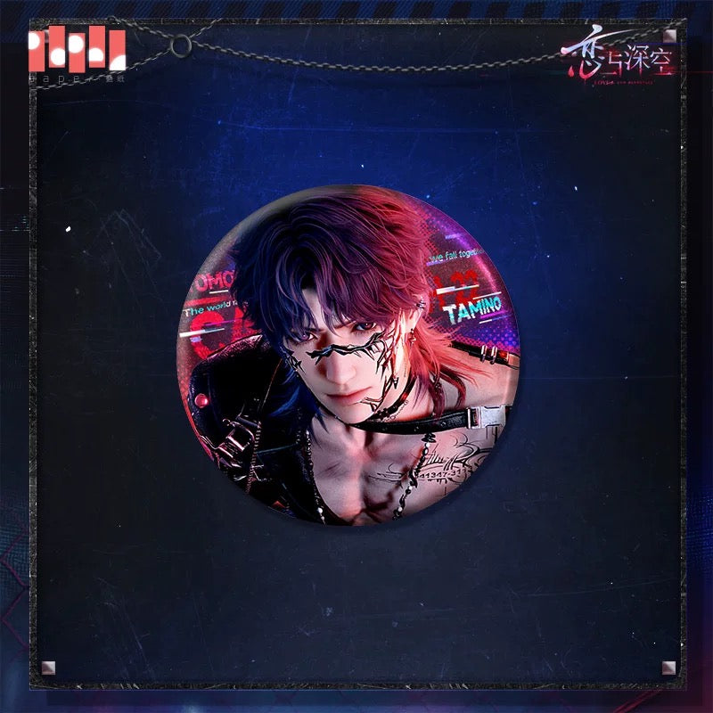 *Preorder* Love and Deepspace Tomorrow No Escape Series Tinplate Badge