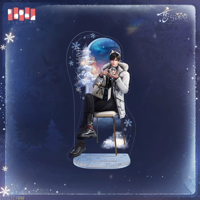 Love and Deepspace Zayne 2025 Birthday Dawnbreak Promise Series Official Art Standee