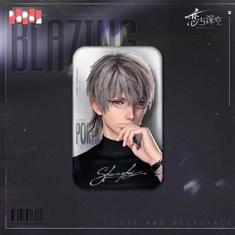 *Preorder* Love and Deepspace Burning Frame Series Square Tinplate Badge