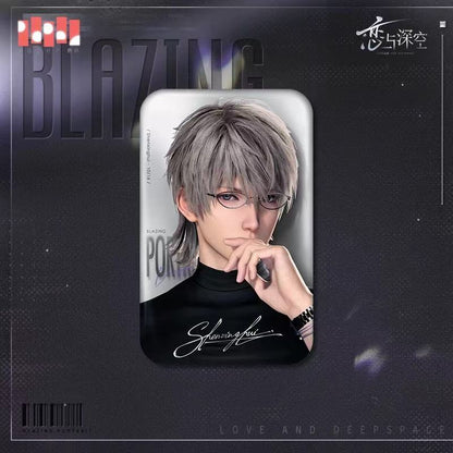 *Preorder* Love and Deepspace Burning Frame Series Square Tinplate Badge
