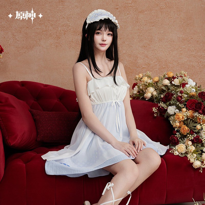 Preorder Genshin Impact Columbina Theme Nightgown (Including Eyemask)