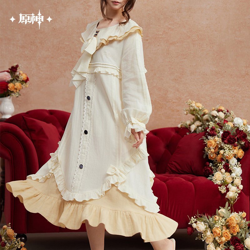 *Preorder* Genshin Impact Sandrone Theme Night Skirt (Include Nightcap)