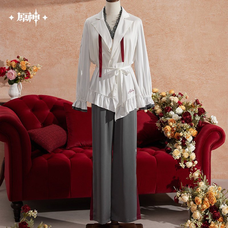 Preorder Genshin Impact Arlecchino Theme Pajama Set (Including Scrunchie)
